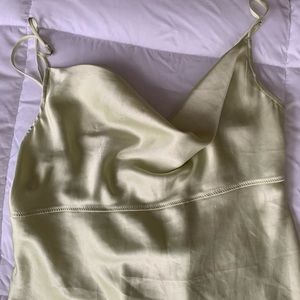 Victorias Secret Faux Silk Slip-Dress